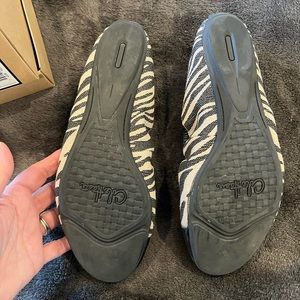 Cole Haan Zebra Print Ballet Flats size 11